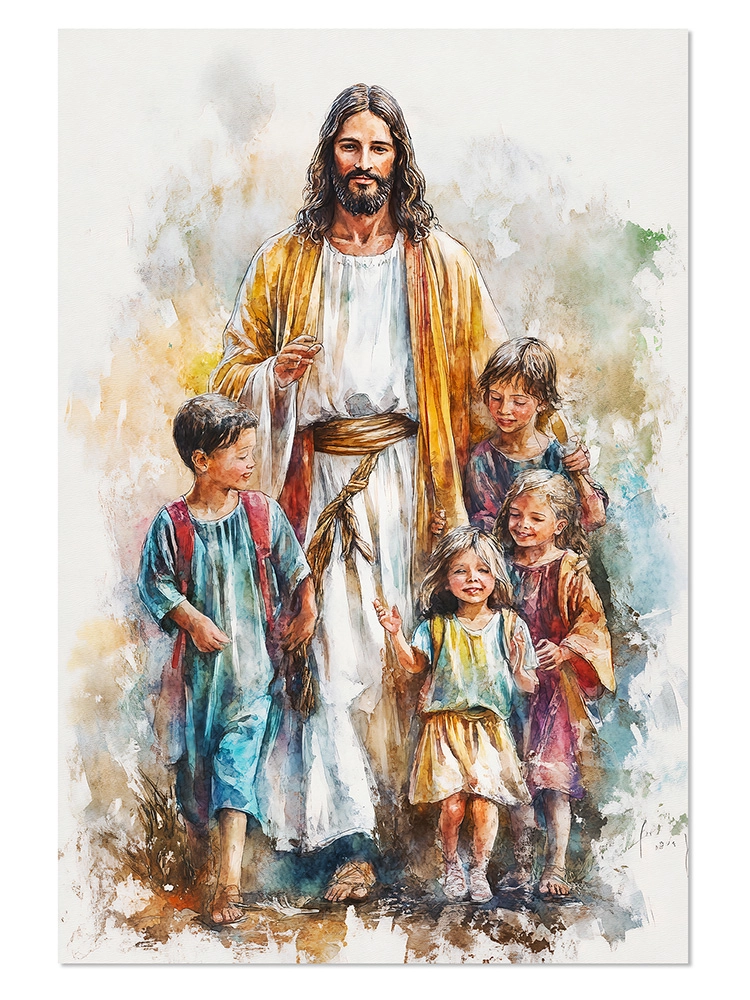 Plakat Jezus Król i Zbawiciel JKIZ0004