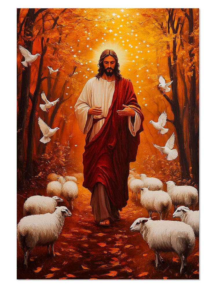 Plakat Jezus Król i Zbawiciel JKIZ0012