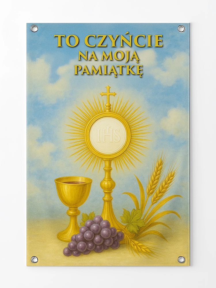 Baner na Boże Ciało dekoracja ołtarzy i procesji BBC0001