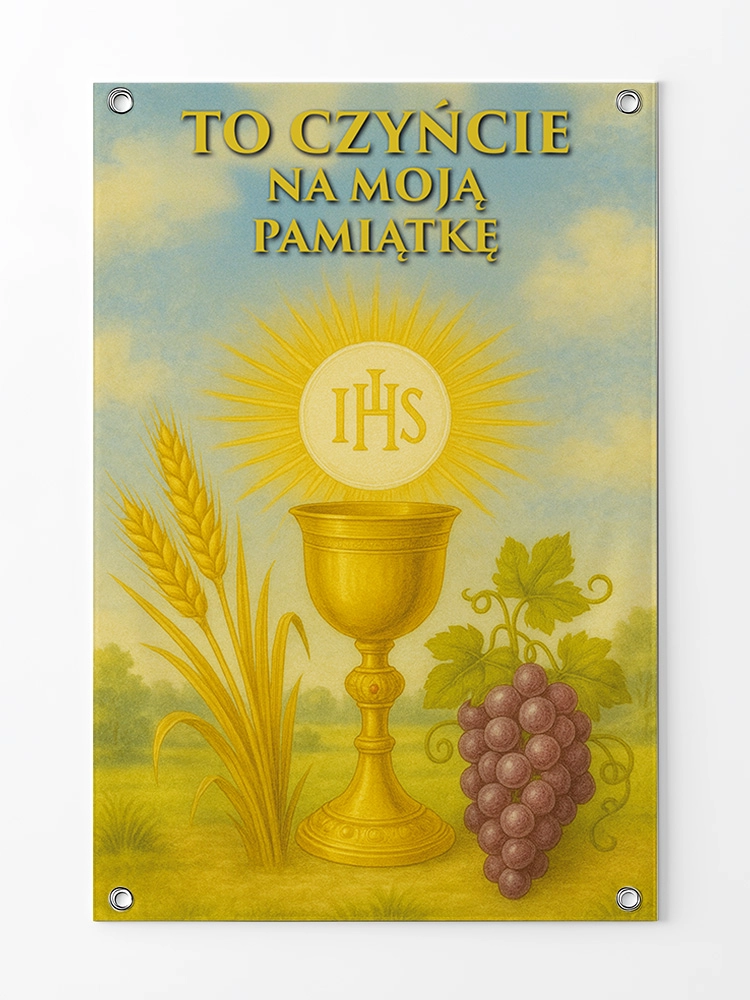 Baner na Boże Ciało dekoracja ołtarzy i procesji BBC0004