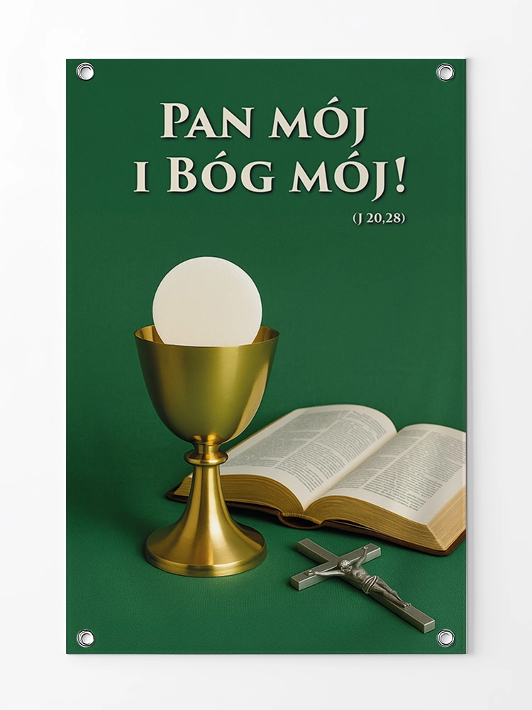 Baner na Boże Ciało dekoracja ołtarzy i procesji BBC0010