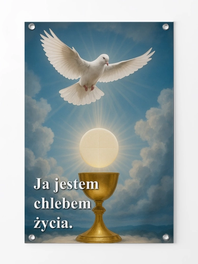 Baner na Boże Ciało dekoracja ołtarzy i procesji BBC0016