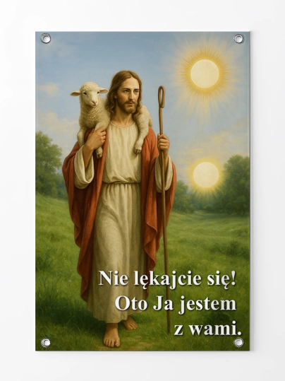 Baner na Boże Ciało dekoracja ołtarzy i procesji BBC0017