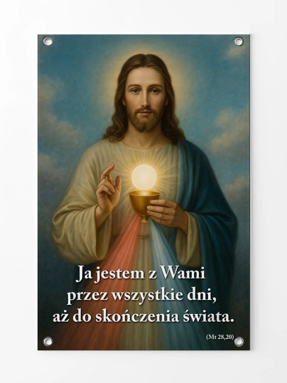 Baner na Boże Ciało dekoracja ołtarzy i procesji BBC0020