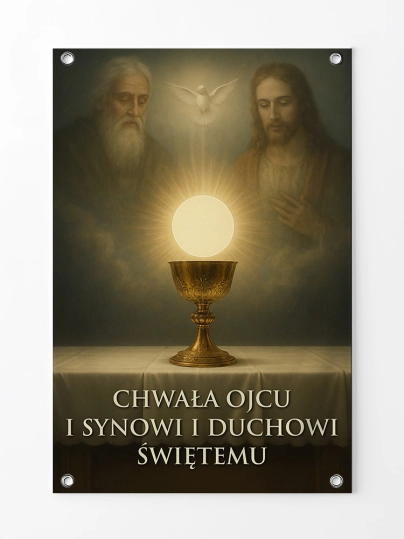 Baner na Boże Ciało dekoracja ołtarzy i procesji BBC0024