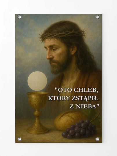 Baner na Boże Ciało dekoracja ołtarzy i procesji BBC0028