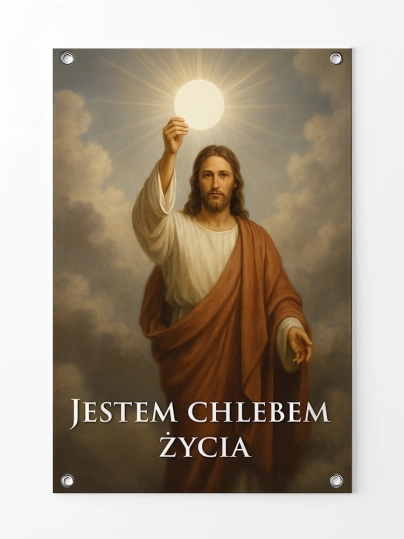 Baner na Boże Ciało dekoracja ołtarzy i procesji BBC0036