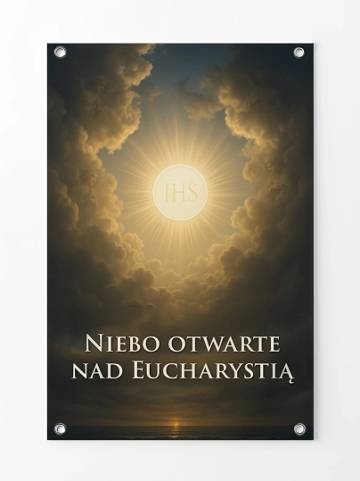 Baner na Boże Ciało dekoracja ołtarzy i procesji BBC0037