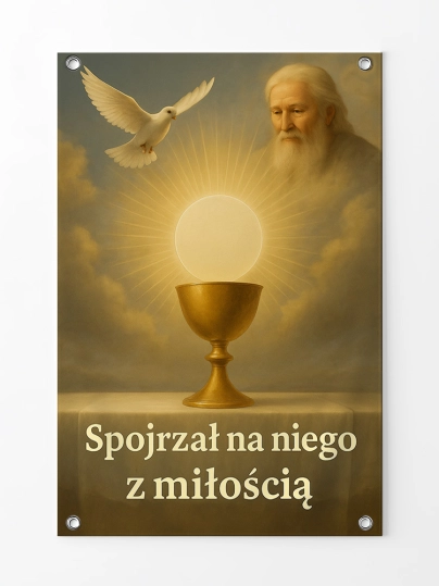 Baner na Boże Ciało dekoracja ołtarzy i procesji BBC0040