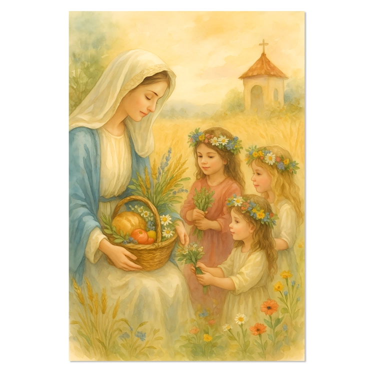 Plakat Matka Boska Zielna MBZ0001