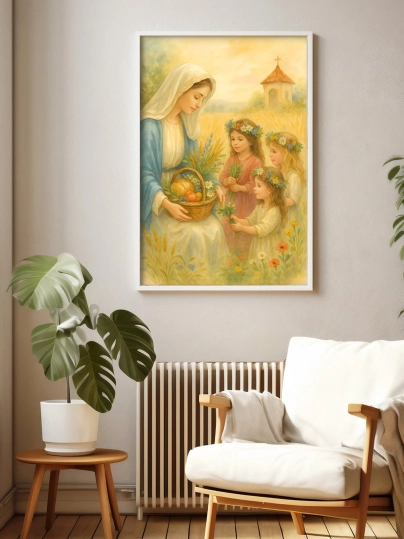 Plakat Matka Boska Zielna MBZ0001