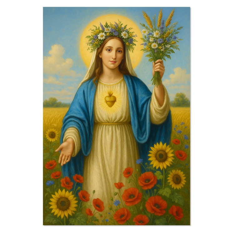 Plakat Matka Boska Zielna MBZ0002