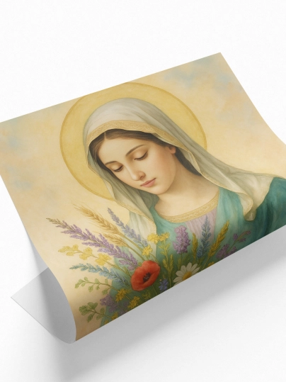 Plakat Matka Boska Zielna MBZ0005