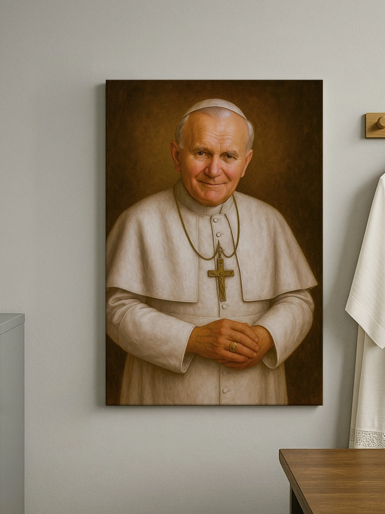 Obraz religijny PORTRET Papież Jan Paweł II 2 Karol Wojtyła - POPEJP0001