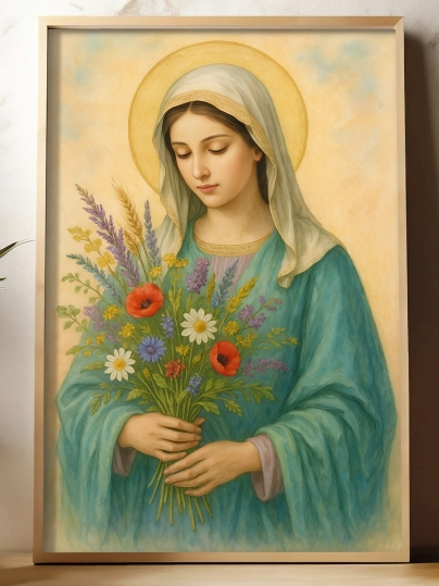 Plakat Matka Boska Zielna MBZ0005