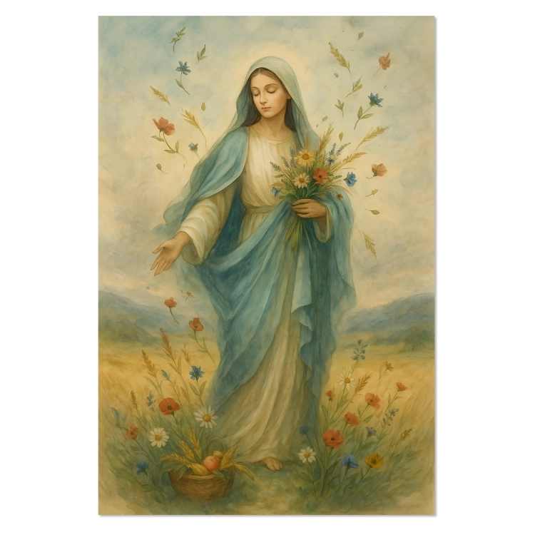 Plakat Matka Boska Zielna MBZ0006