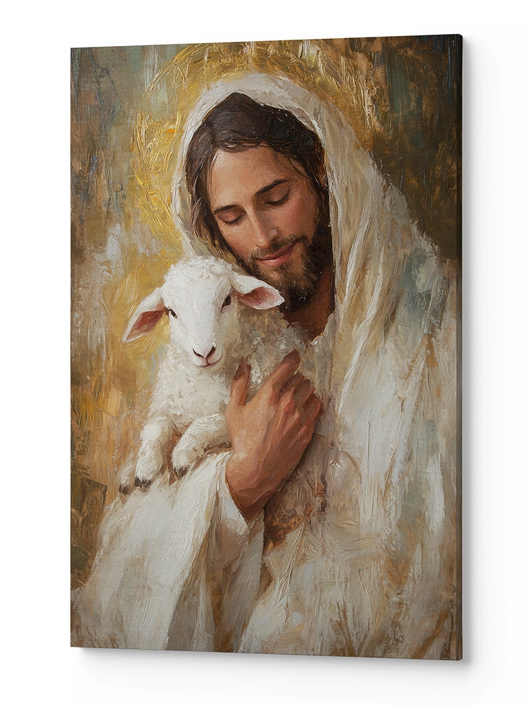 Obraz na płótnie Jezus Dobry Pasterz JDP0001