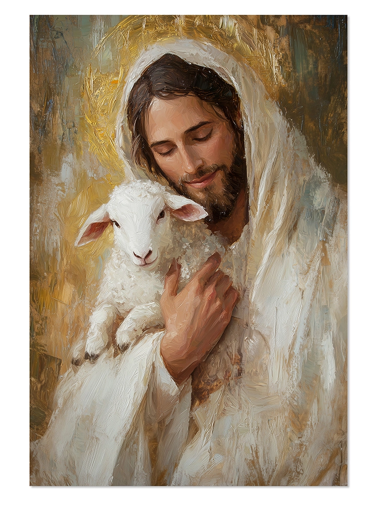 Plakat Jezus Dobry Pasterz JDP0001