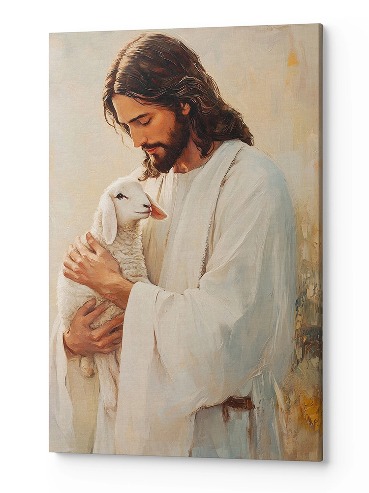 Obraz na płótnie Jezus Dobry Pasterz JDP0003