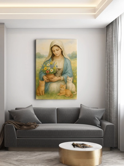 Obraz na płótnie Matka Boska Zielna MBZ0007