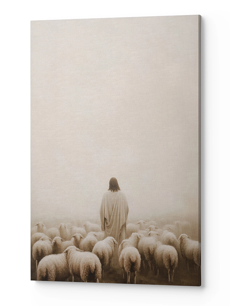 Obraz na płótnie Jezus Dobry Pasterz JDP0004
