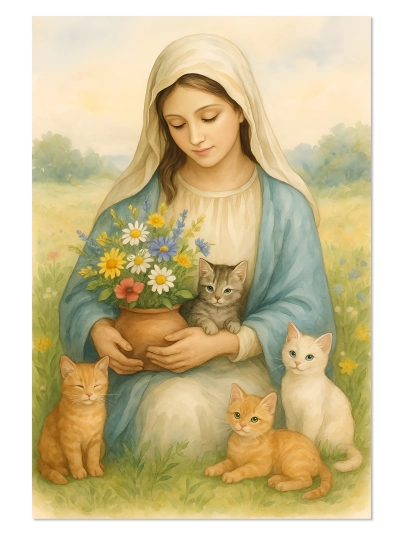 Plakat Matka Boska Zielna MBZ0007