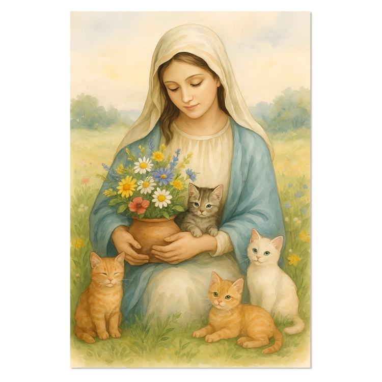 Plakat Matka Boska Zielna MBZ0007