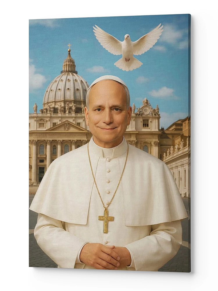 Obraz religijny PORTRET NOWY PAPIEŻ Leon XIV  - POPE0001