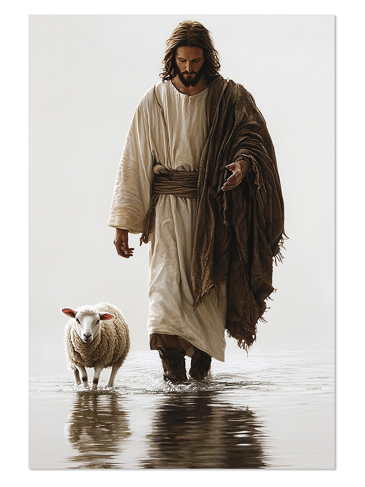 Plakat Jezus Dobry Pasterz JDP0008