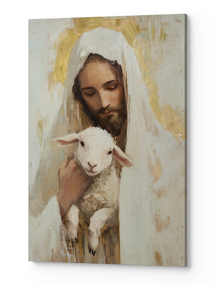 Obraz na płótnie Jezus Dobry Pasterz JDP0010