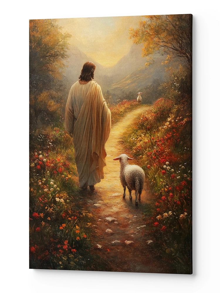 Obraz na płótnie Jezus Dobry Pasterz JDP0011