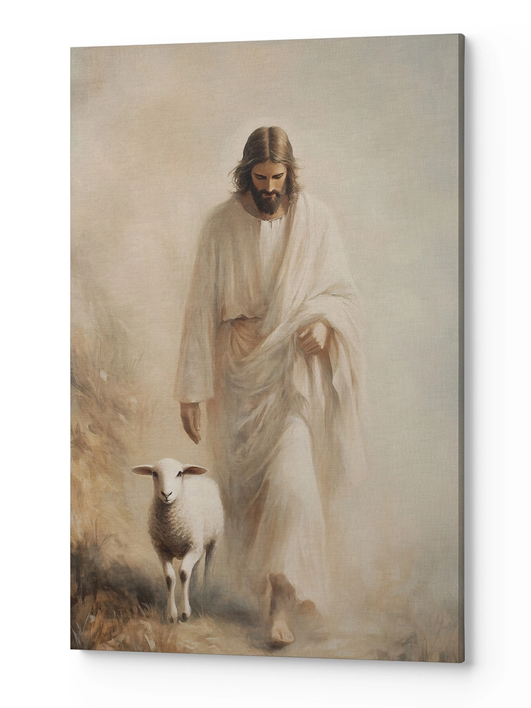 Obraz na płótnie Jezus Dobry Pasterz JDP0012