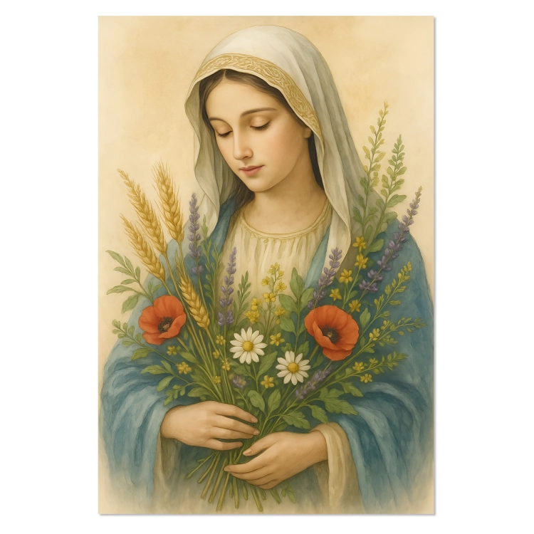 Plakat Matka Boska Zielna MBZ0008