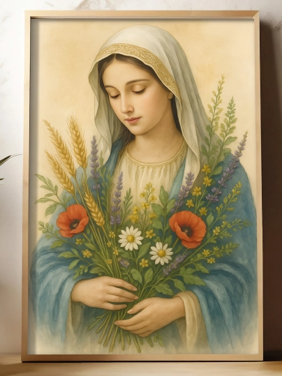 Plakat Matka Boska Zielna MBZ0008