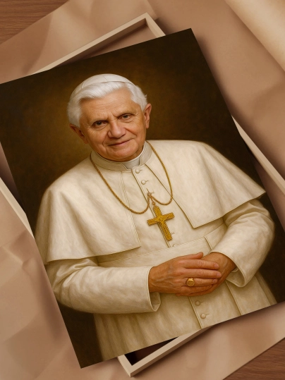 Plakat Papież PORTRET Benedykt XVI 16 Joseph Ratzinger - POPEB0001