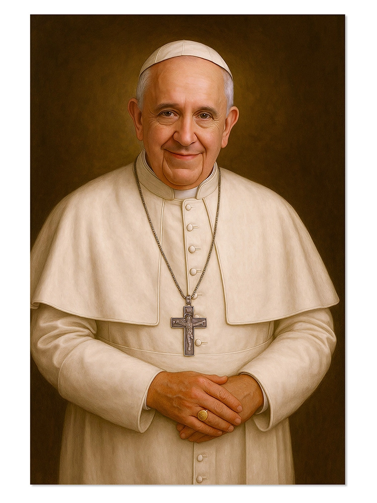 Plakat Papież PORTRET Franciszek Jorge Mario Bergoglio - POPF0001