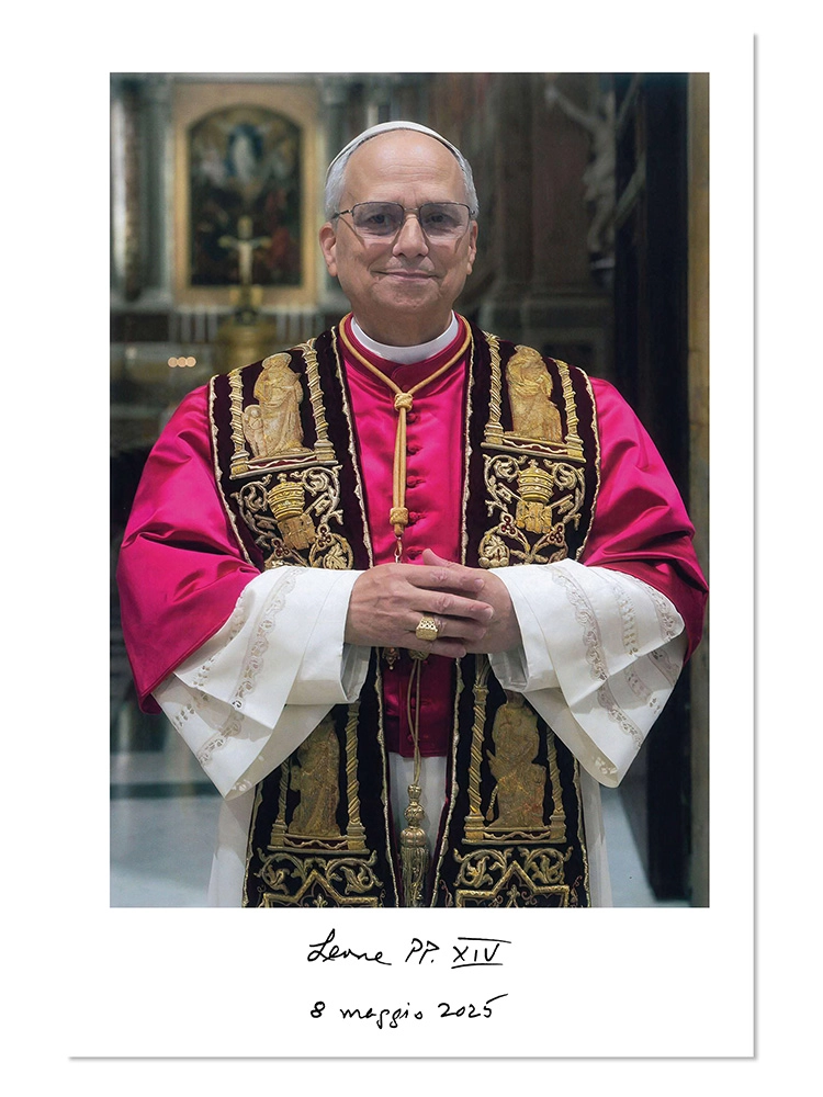 Plakat religijny PORTRET NOWY PAPIEŻ Leon XIV - POPE0005