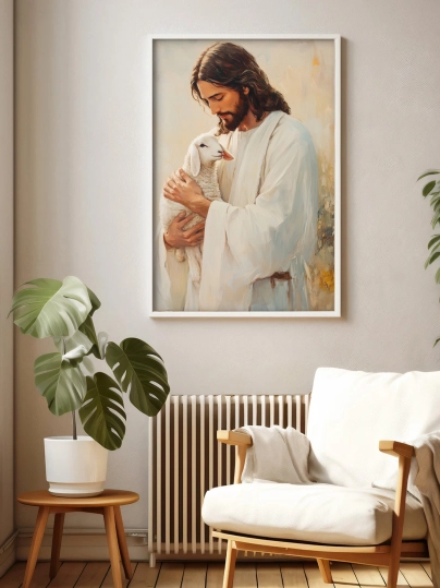 Plakat Jezus Dobry Pasterz JDP0003