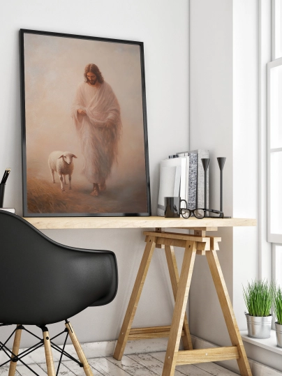 Plakat Jezus Dobry Pasterz JDP0005