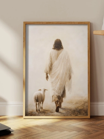 Plakat Jezus Dobry Pasterz JDP0006