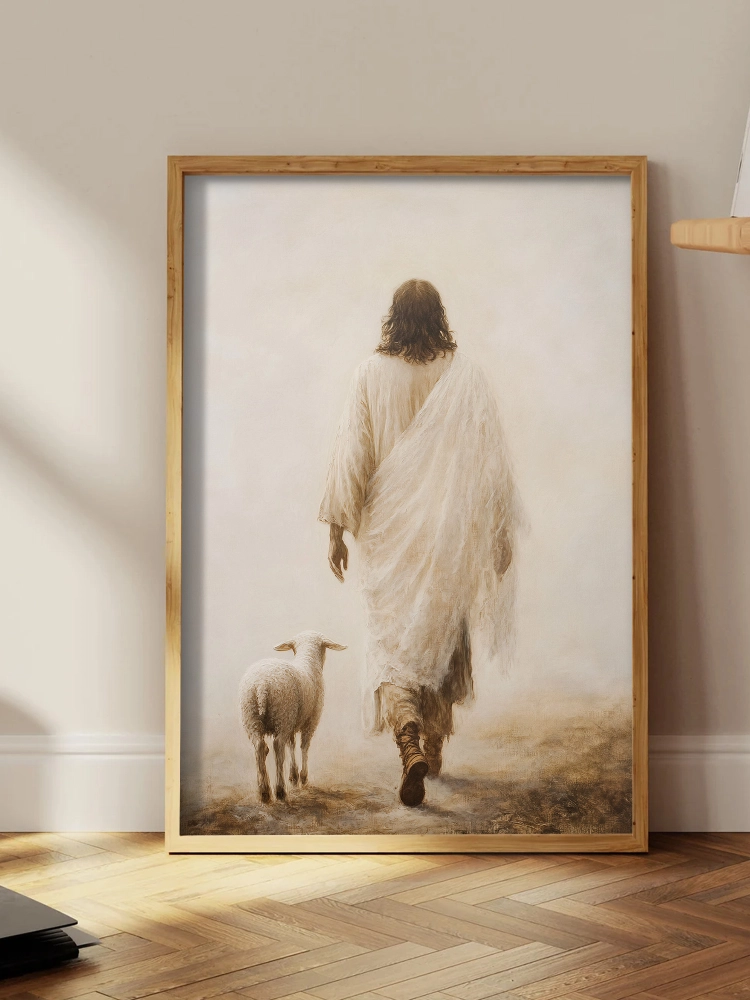 Plakat Jezus Dobry Pasterz JDP0006