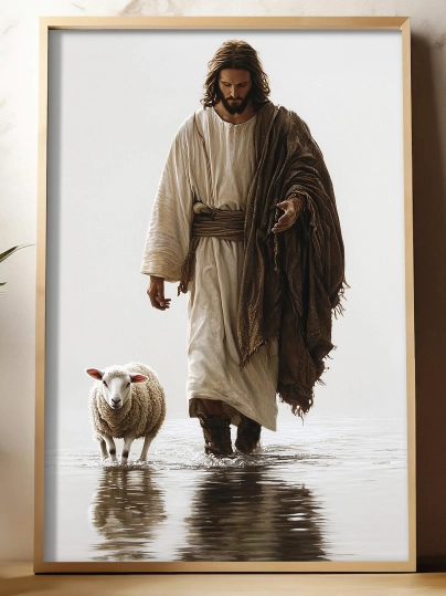Plakat Jezus Dobry Pasterz JDP0008