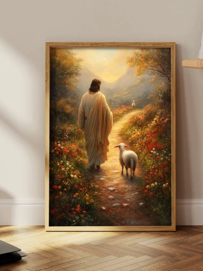 Plakat Jezus Dobry Pasterz JDP0011