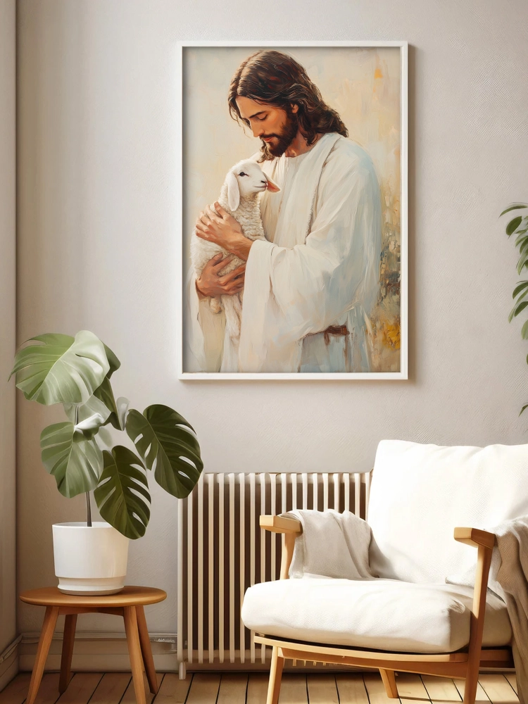 Plakat Jezus Dobry Pasterz JDP0003